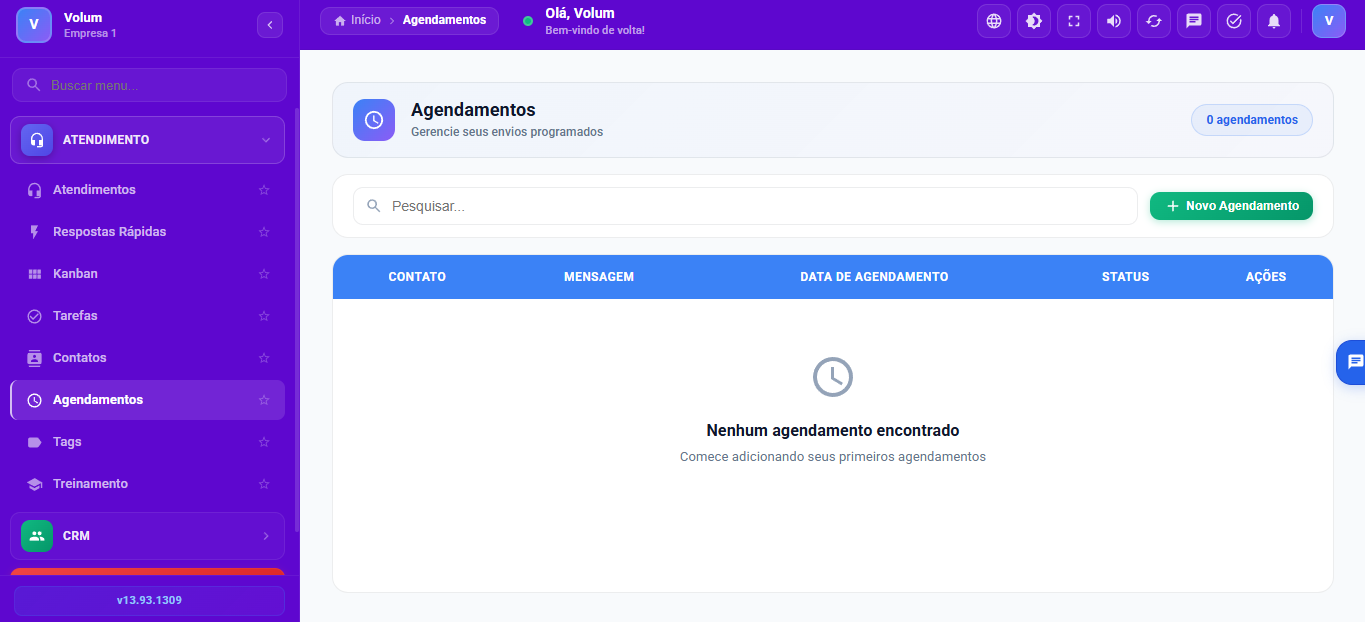 Agendamento Inteligente
